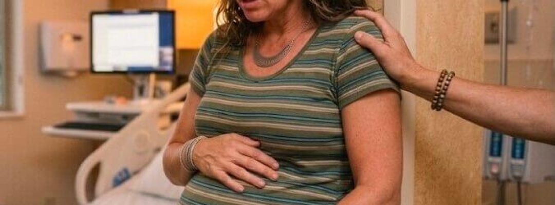 תמיכה של דולה בלידה טבעית בבית חולים, תמיכה בלידת מים, ירידת מים. תמיכה טבעית של דולה בבית יולדות : יולדת נשענת על קיר עם יד תומכת של דולה בלידה טבעית